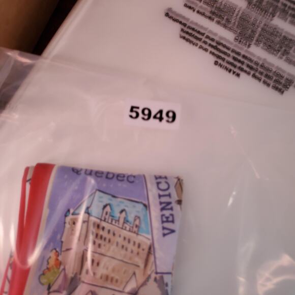 Talbots Scarf Womens One Size Multicolor Silk City Travel Print Rectangle Neck - Picture 6 of 6